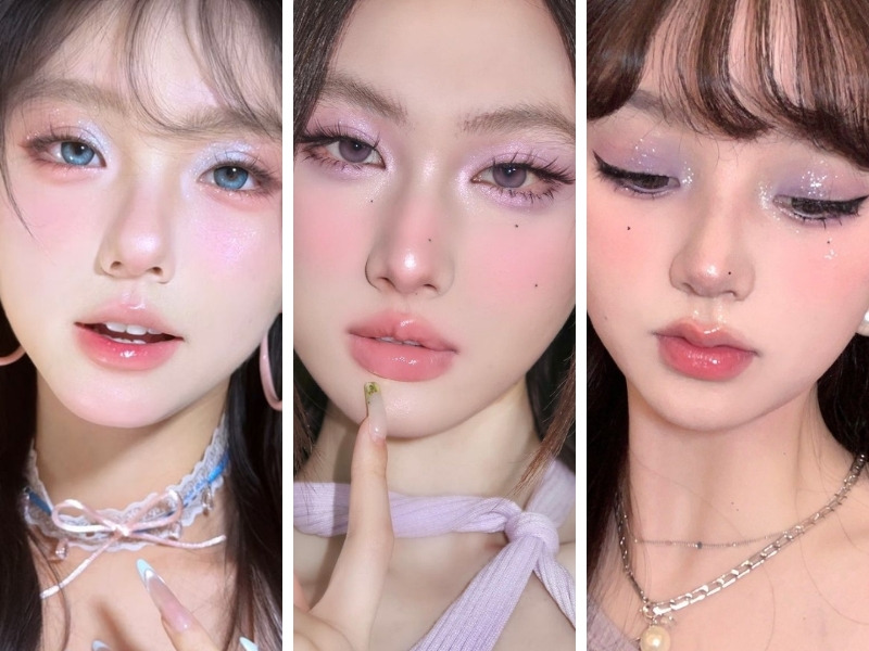 Makeup tone hồng